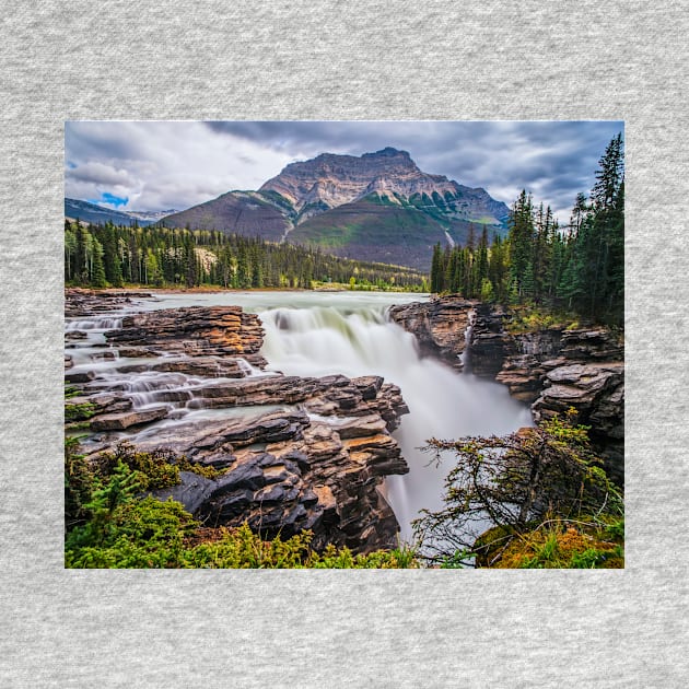 Jasper National Park Athabasca Falls Alberta Canada Banff by WayneOxfordPh